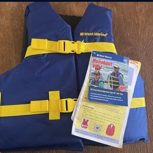 West Marine Blue Kids Life Vest